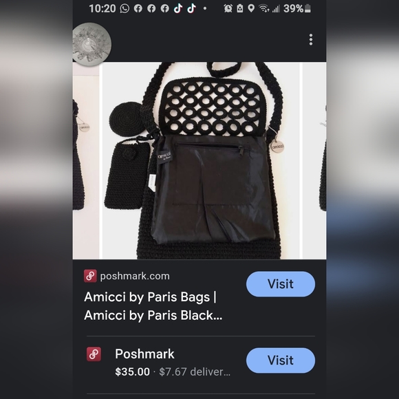 Crochet Small Crossbody bag - Picture 13 of 13